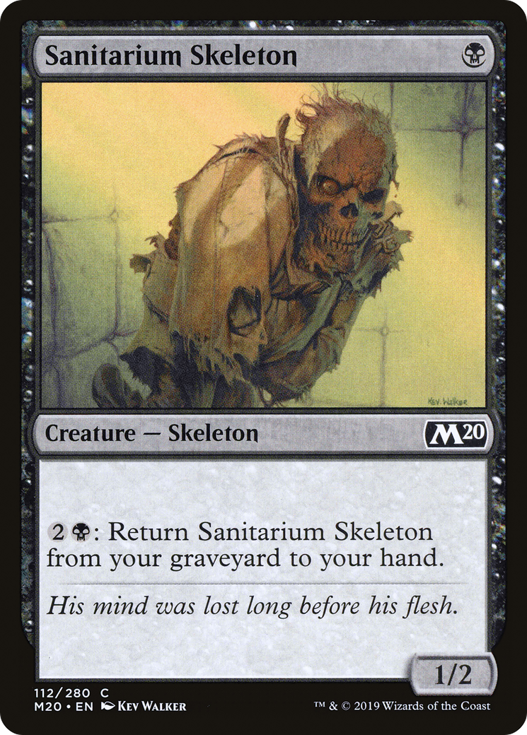 Sanitarium Skeleton [Core Set 2020]-1
