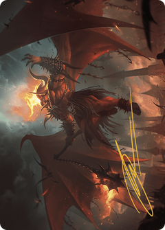 Rakdos, Patron of Chaos // Rakdos, Patron of Chaos (AMKM-022) - Murders at Karlov Manor Art Series (Borderless)-1