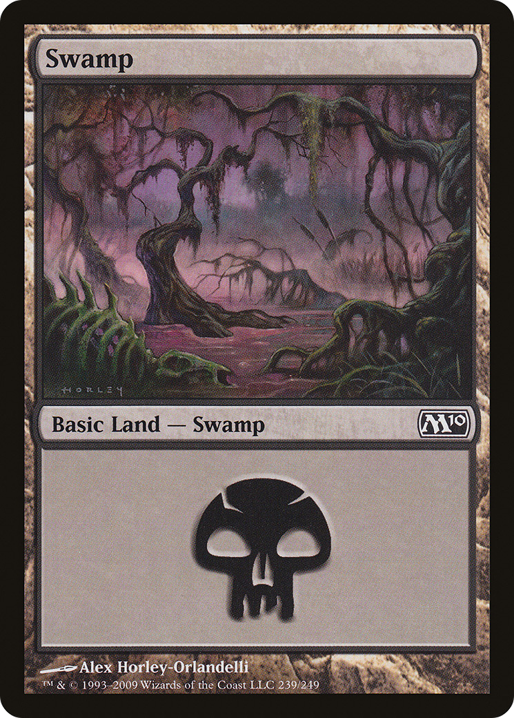 Swamp (239) [Magic 2010]-1