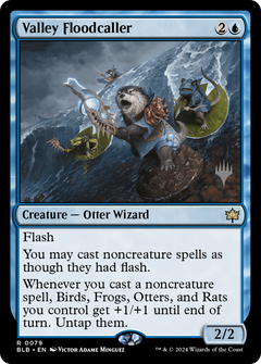 Valley Floodcaller (PPBLB-079) - Bloomburrow Promos-1