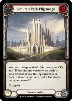 Nature's Path Pilgrimage (Red) [U-WTR147] (Welcome to Rathe Unlimited)  Unlimited Rainbow Foil-2