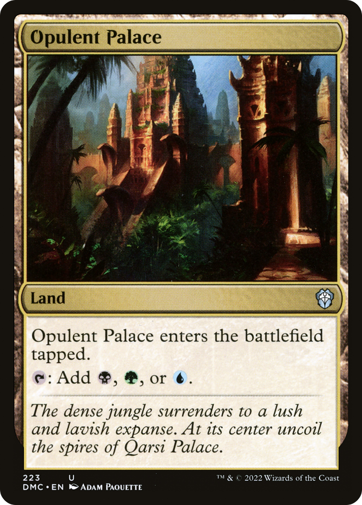 Opulent Palace [Dominaria United Commander]-1