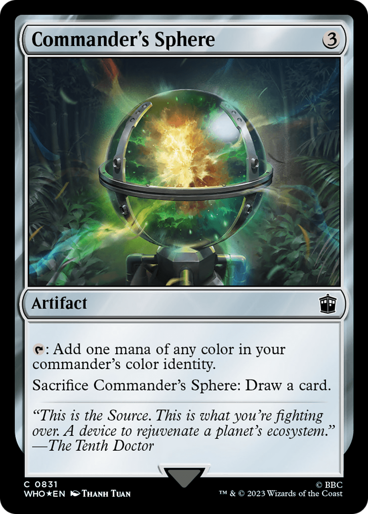 Commander's Sphere (Surge Foil) [Doctor Who]-1