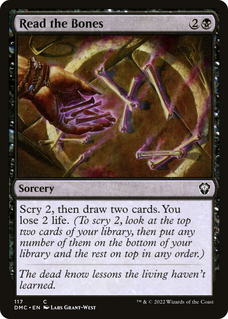 Read the Bones [Dominaria United Commander]-1