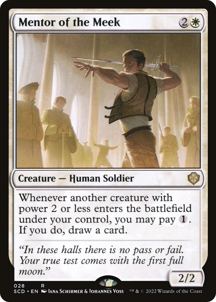 Mentor of the Meek [Starter Commander Decks]-1