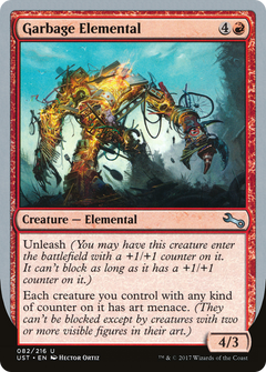Garbage Elemental (4/3 Creature) [Unstable]-1