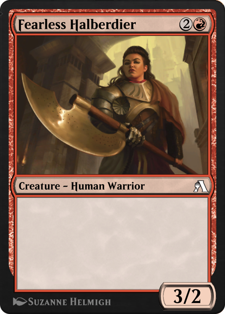 Fearless Halberdier (ANB-069) - Arena Beginner Set-1