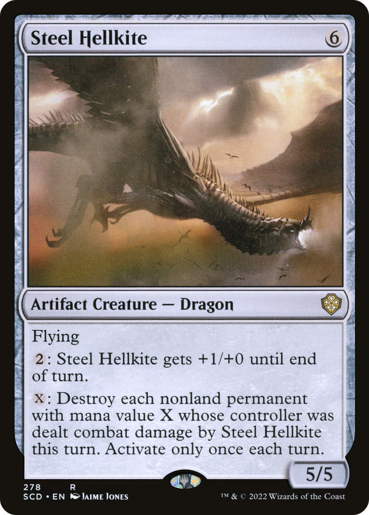 Steel Hellkite [Starter Commander Decks]-1
