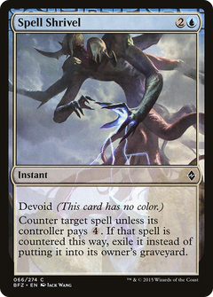 Spell Shrivel [Battle for Zendikar]-1
