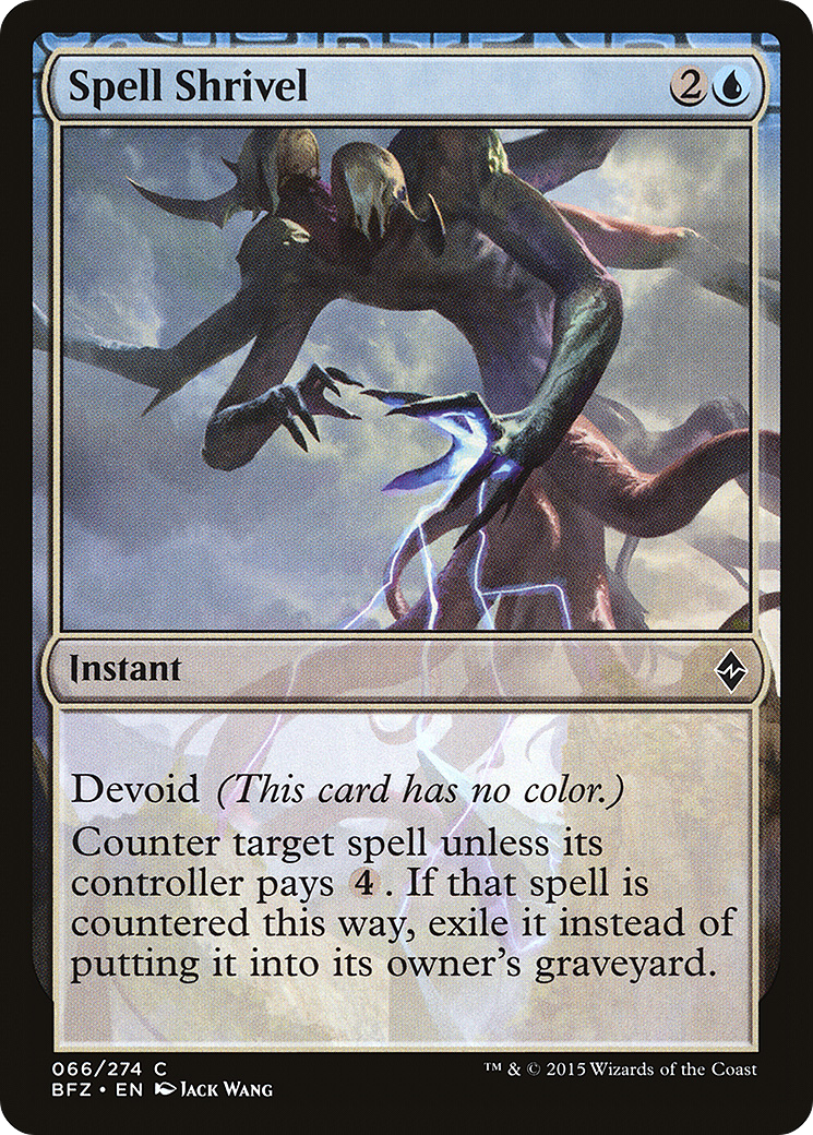 Spell Shrivel [Battle for Zendikar]-1