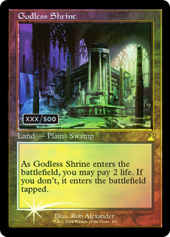 Godless Shrine (Retro) (Serialized) [Ravnica Remastered]-1