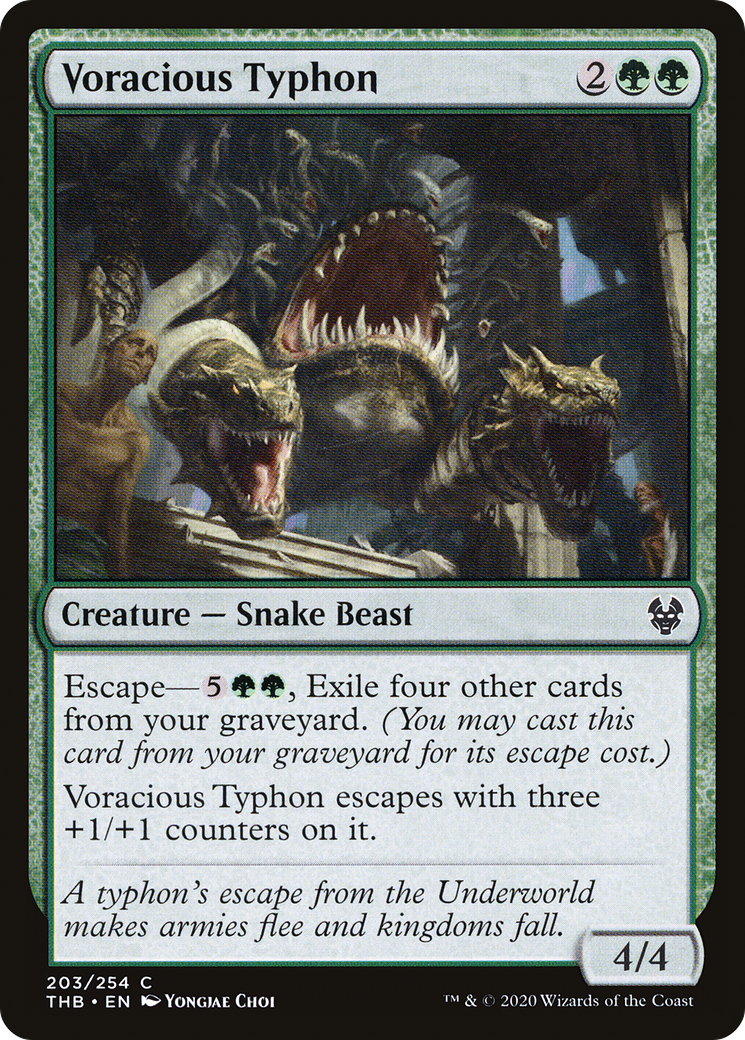 Voracious Typhon (THB-203) - Theros Beyond Death Foil-1