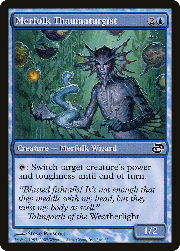 Merfolk Thaumaturgist [Planar Chaos]-1