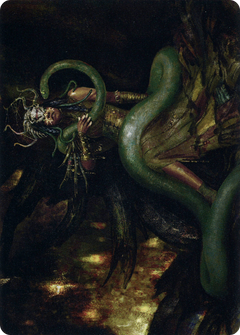 Saryth, the Viper's Fang // Saryth, the Viper's Fang (AMID-053) - Midnight Hunt Art Series (Borderless) Foil-1