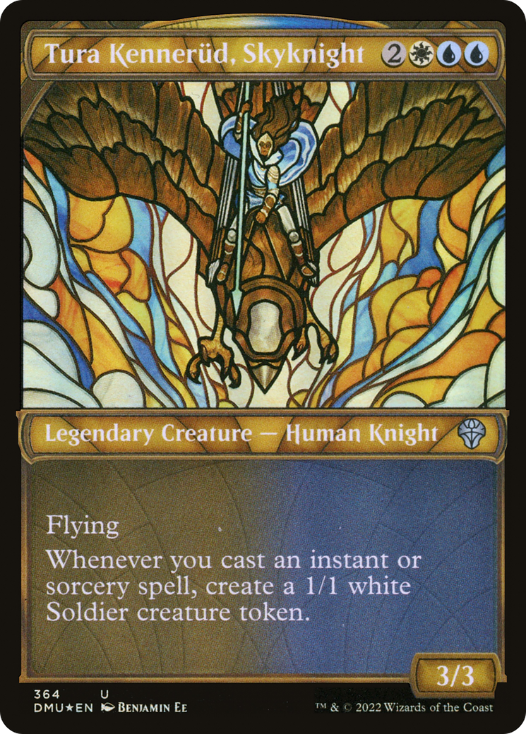 Tura Kennerud, Skyknight (Textured Foil) (DMU-364) - Dominaria United: (Showcase) Foil-1