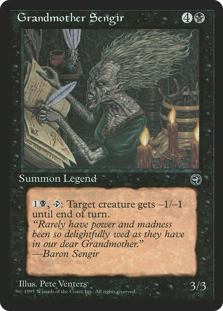 Grandmother Sengir [Homelands]-1