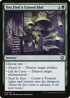 You Find a Cursed Idol (AFR-213) - Adventures in the Forgotten Realms Foil-1