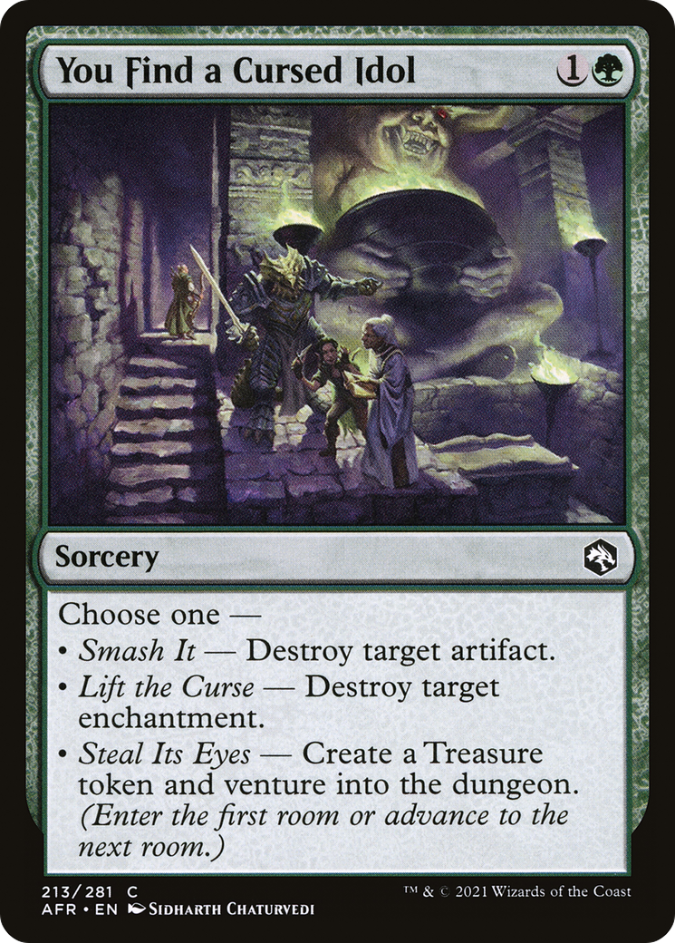 You Find a Cursed Idol (AFR-213) - Adventures in the Forgotten Realms Foil-1