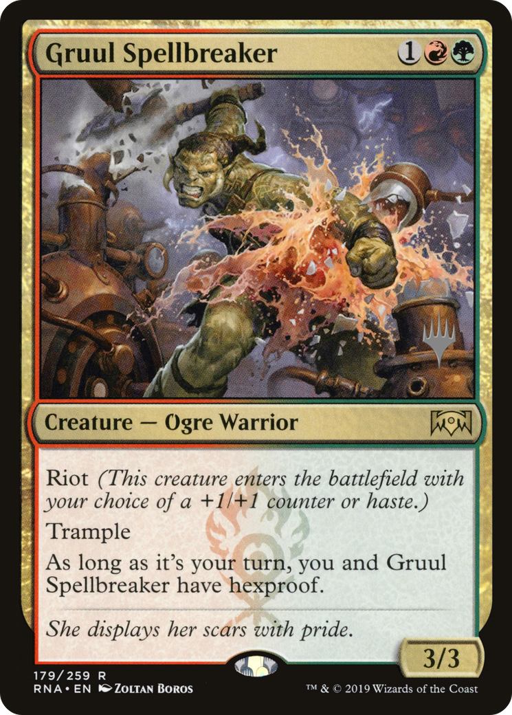 Gruul Spellbreaker (Promo Pack) [Ravnica Allegiance Promos]-1
