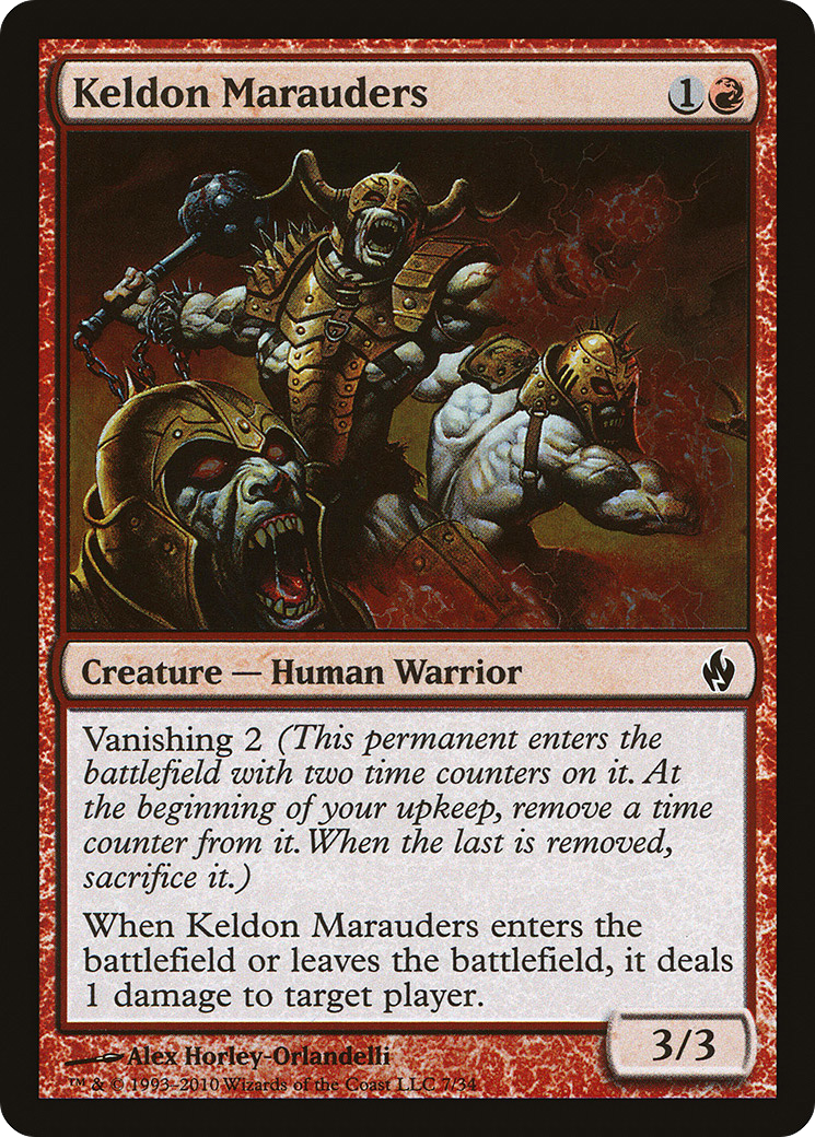 Keldon Marauders [Premium Deck Series: Fire and Lightning]-1