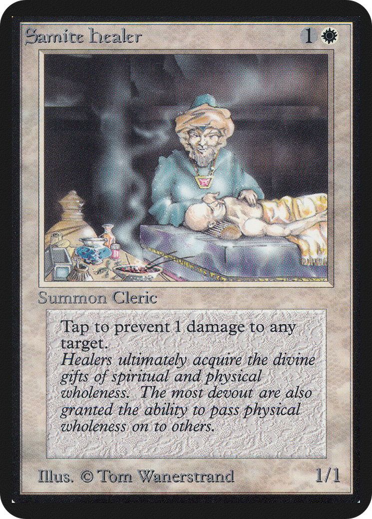 Samite Healer (LEA-) - Limited Edition Alpha-1