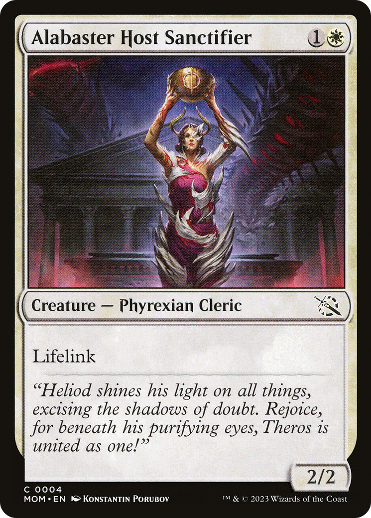 Alabaster Host Sanctifier [March of the Machine]-1