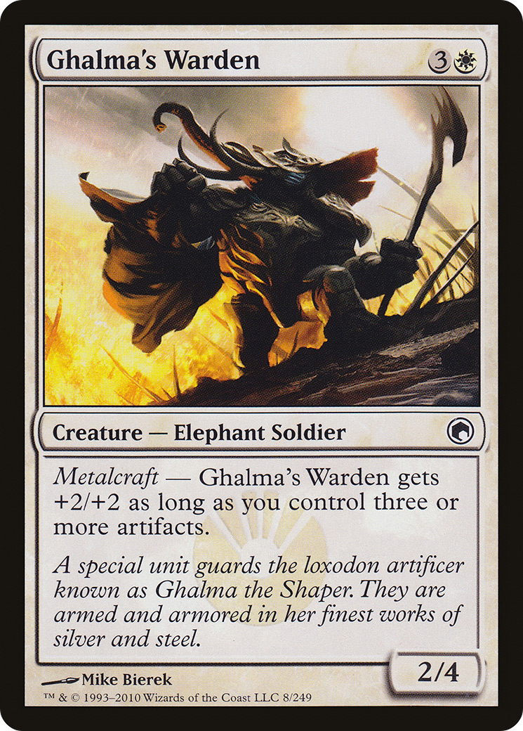 Ghalma's Warden [Scars of Mirrodin]-1