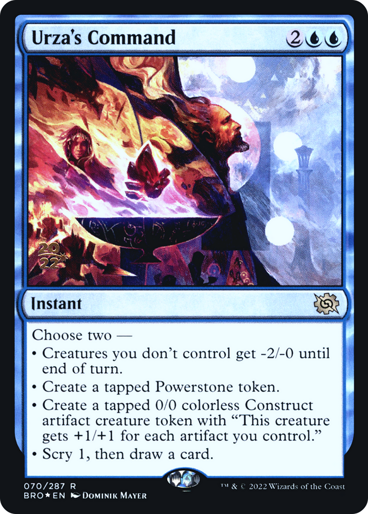Urza's Command (PRE-070) - The Brothers' War Promos Foil-1