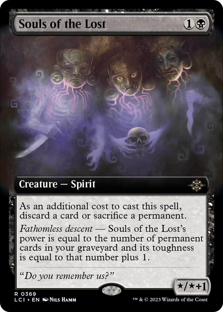 Souls of the Lost (Extended Art) [The Lost Caverns of Ixalan]-1