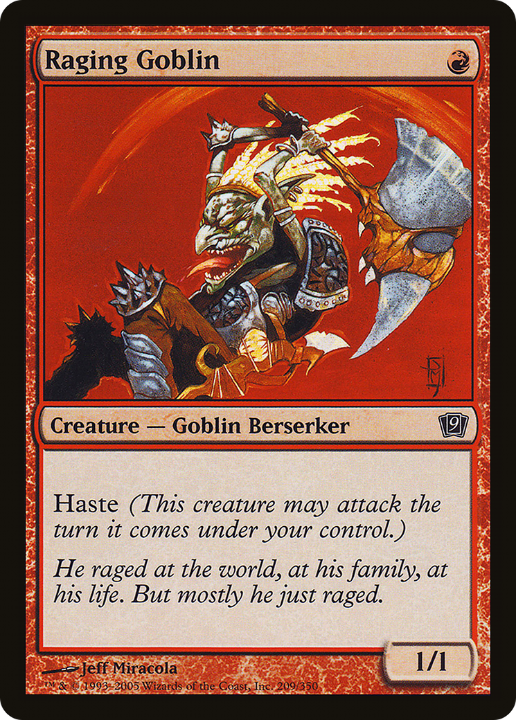 Raging Goblin [Ninth Edition]