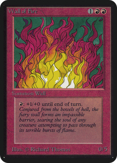 Wall of Fire (LEA-) - Limited Edition Alpha-1