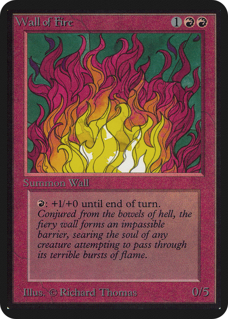 Wall of Fire (LEA-) - Limited Edition Alpha-1