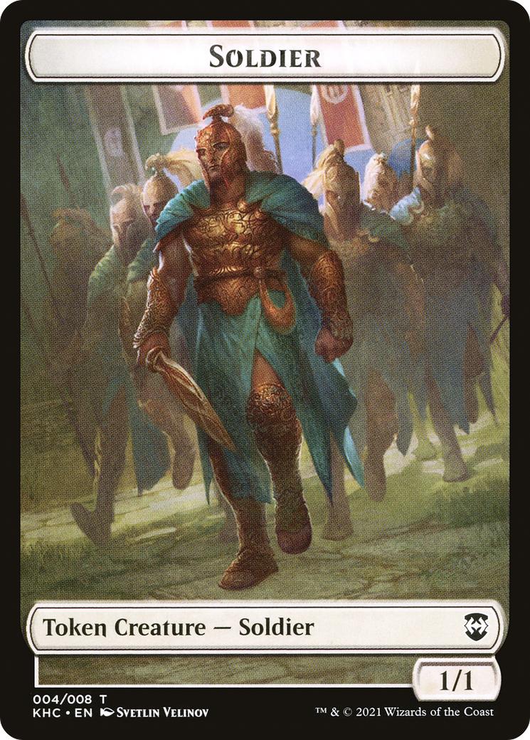 Soldier (TKHC-004) - Kaldheim Commander Tokens-1