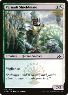 Vernadi Shieldmate (GRN-219) - Guilds of Ravnica-1