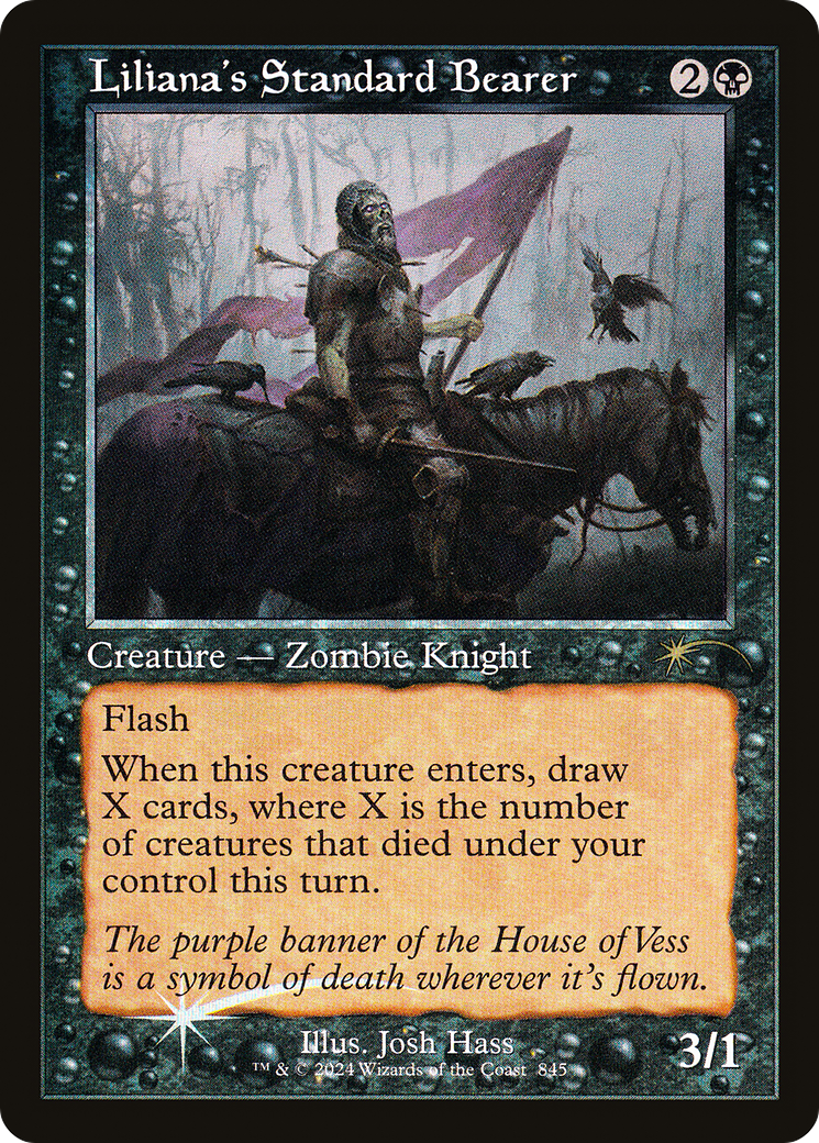 Liliana's Standard Bearer (Retro Frame) [Secret Lair Drop Series]-1