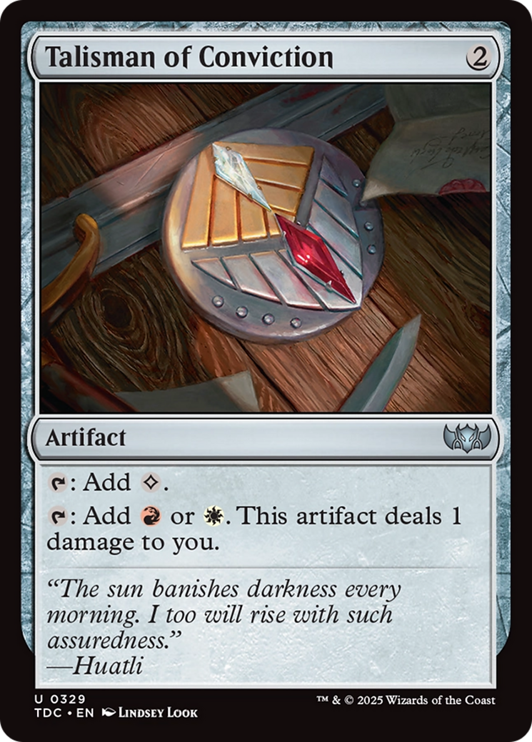 Talisman of Conviction [Tarkir: Dragonstorm Commander]-1