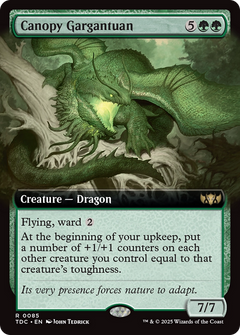 Canopy Gargantuan (Extended Art) [Tarkir: Dragonstorm Commander]-1