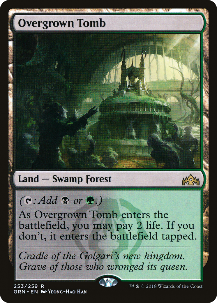 Overgrown Tomb [Guilds of Ravnica]-1