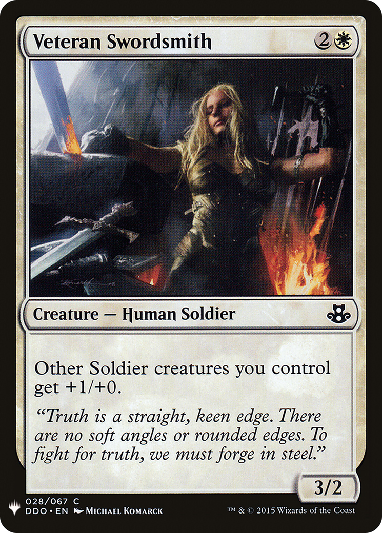 Veteran Swordsmith (LIST-DDO-28) - The List-1