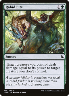 Rabid Bite [Zendikar Rising]-1