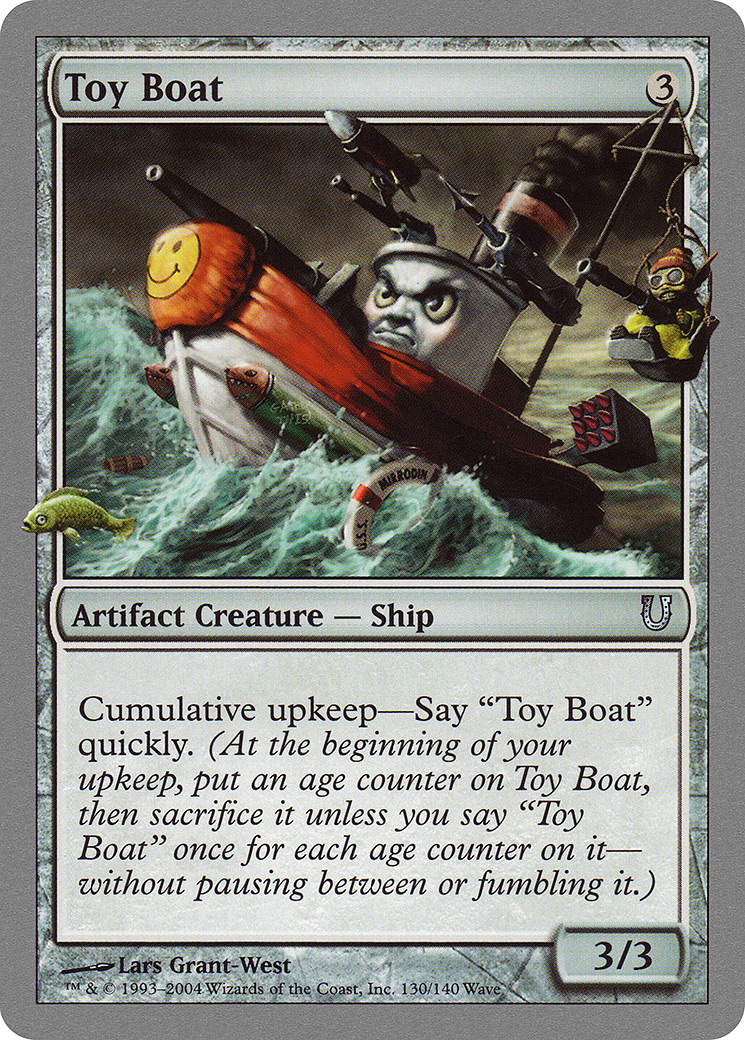 Toy Boat (UNH-130) - Unhinged Foil-1