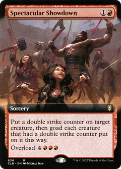 Spectacular Showdown (Extended Art) [Commander Legends: Battle for Baldur's Gate]-1
