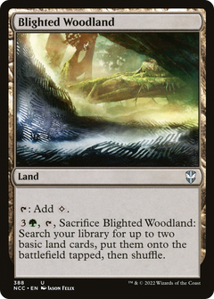 Blighted Woodland [Streets of New Capenna Commander]-1