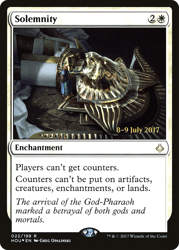 Solemnity [Hour of Devastation Prerelease Promos]-1