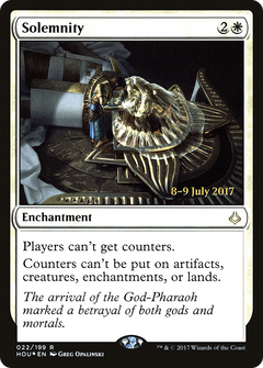 Solemnity [Hour of Devastation Prerelease Promos]-1