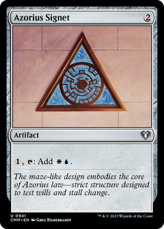 Azorius Signet [Commander Masters]-1