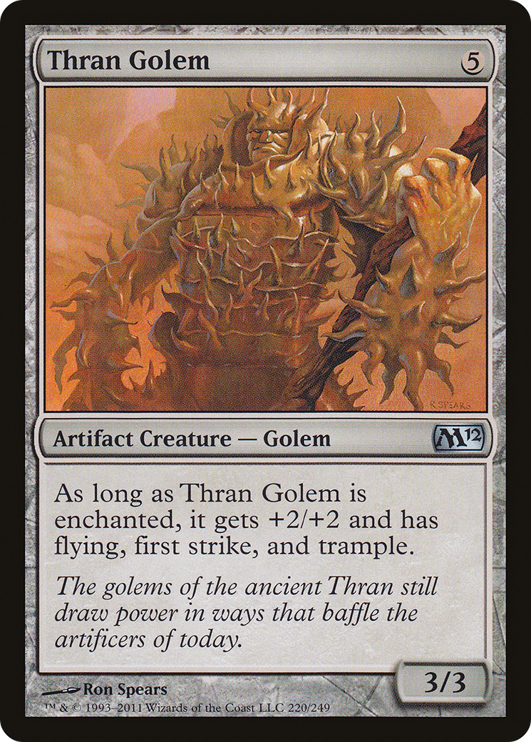Thran Golem (M12-220) - Magic 2012 Foil-1