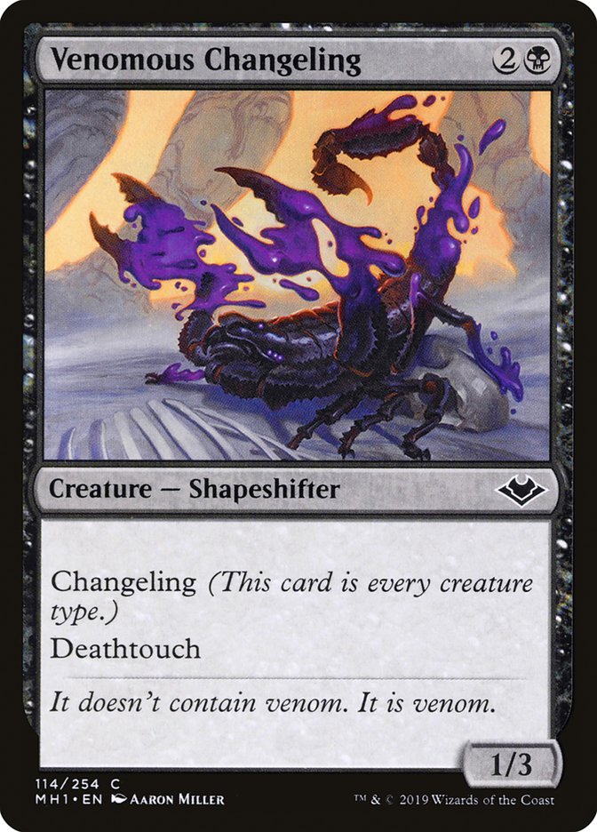 Venomous Changeling [Modern Horizons]-1