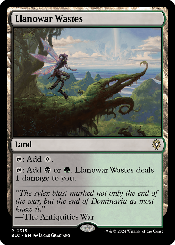Llanowar Wastes [Bloomburrow Commander]-1