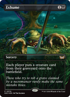 Exhume (Borderless) [Duskmourn: House of Horror Commander]-1